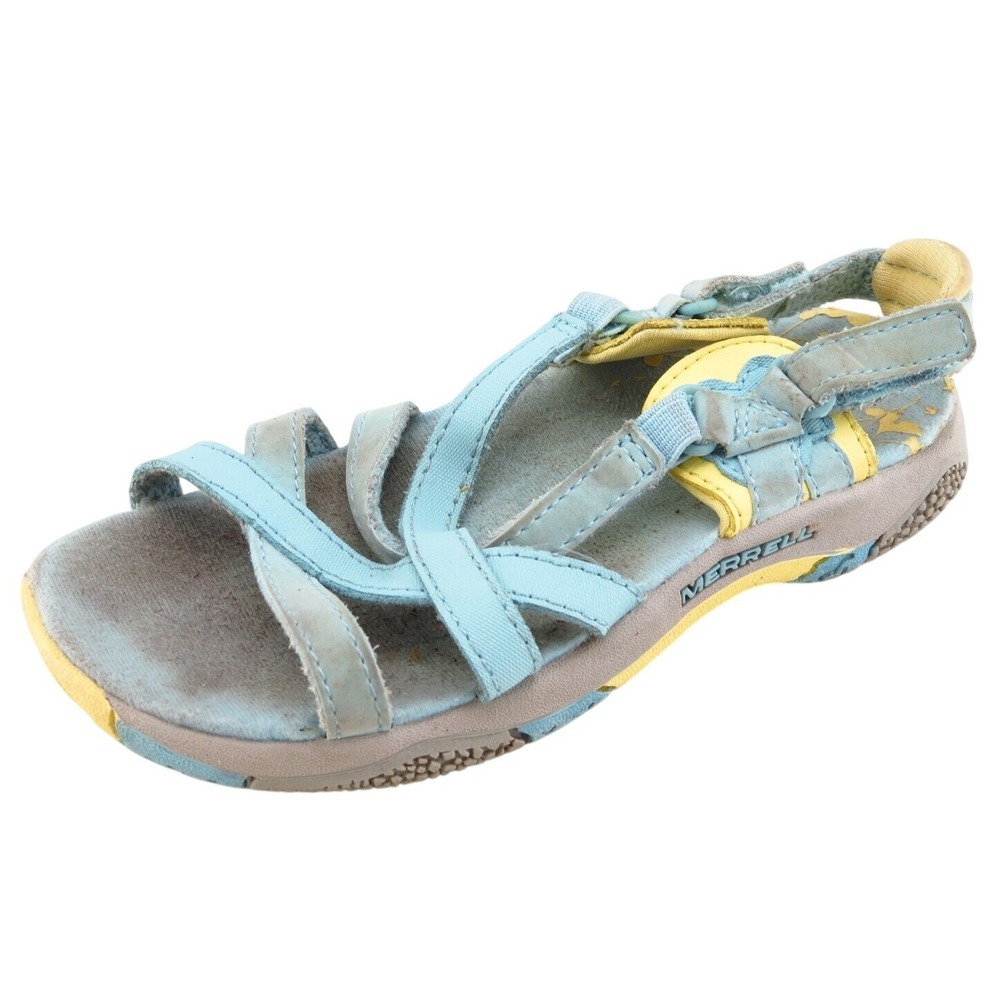 Merrell Toddler Girls‎ 10 Medium Blue Sport Leather